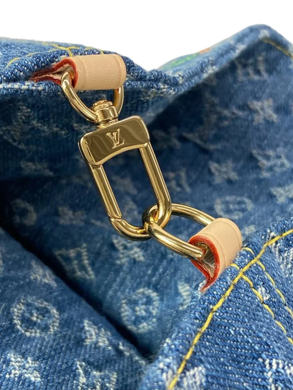 Louis Vuitton x Takashi Murakami Cherry Venice NM Denim Monogram